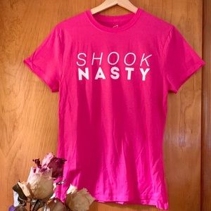 BOGO! Shook Nasty Hot Pink Cotton T-Shirt